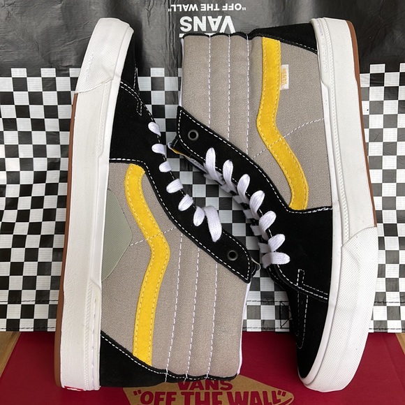 Vans BMX Sk8-Hi Black/Grey/Gold Women’s sneakers - Picture 12 of 16